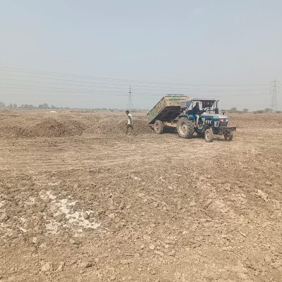 KRS Group project gallery showing construction progress and completed townships