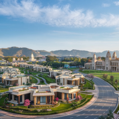 Modern township development project in Noida